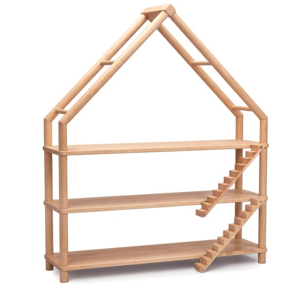 Montessori Regal STOCKHOLM mit 2 Treppen